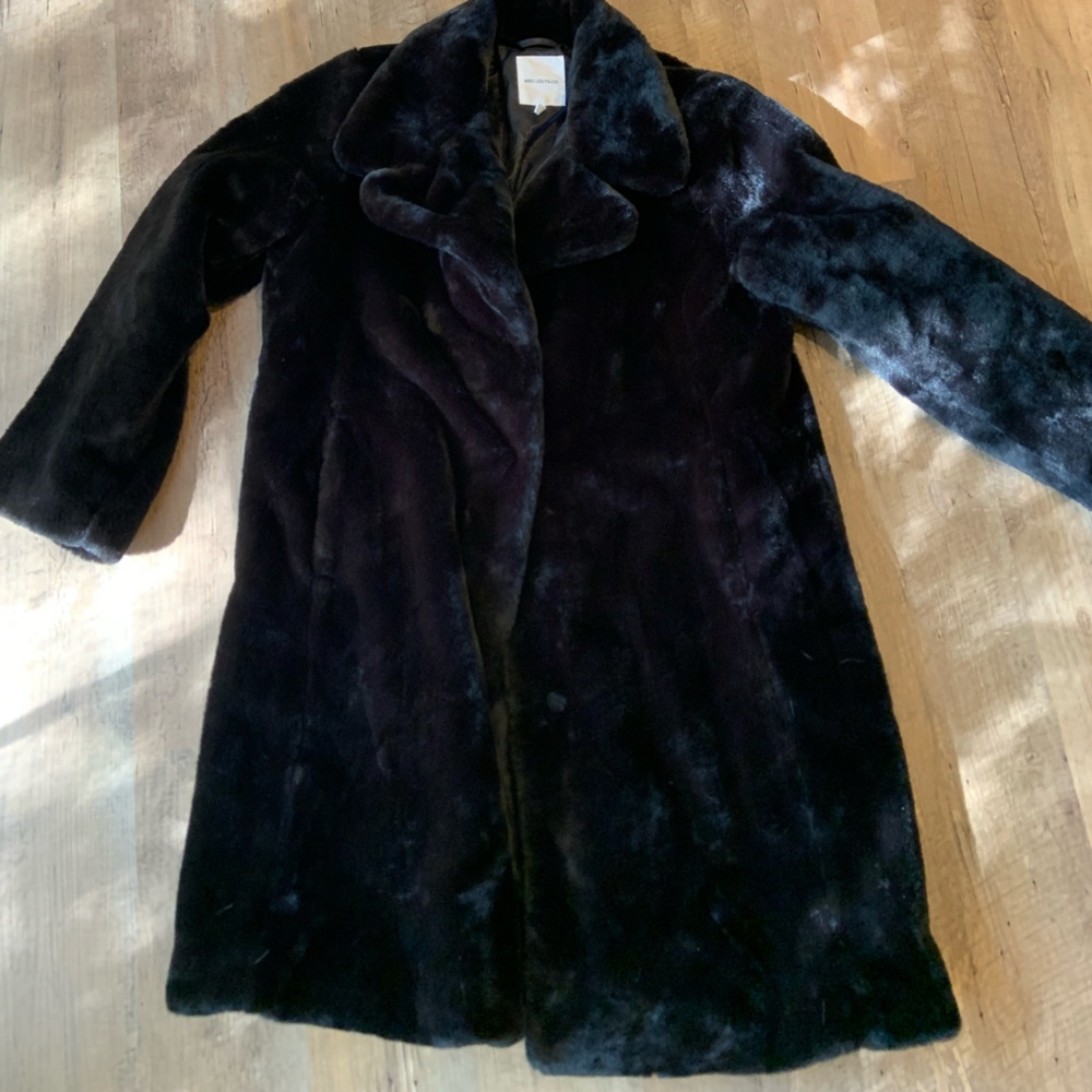 Avec Les Filles Bunny Faux Fur Coat